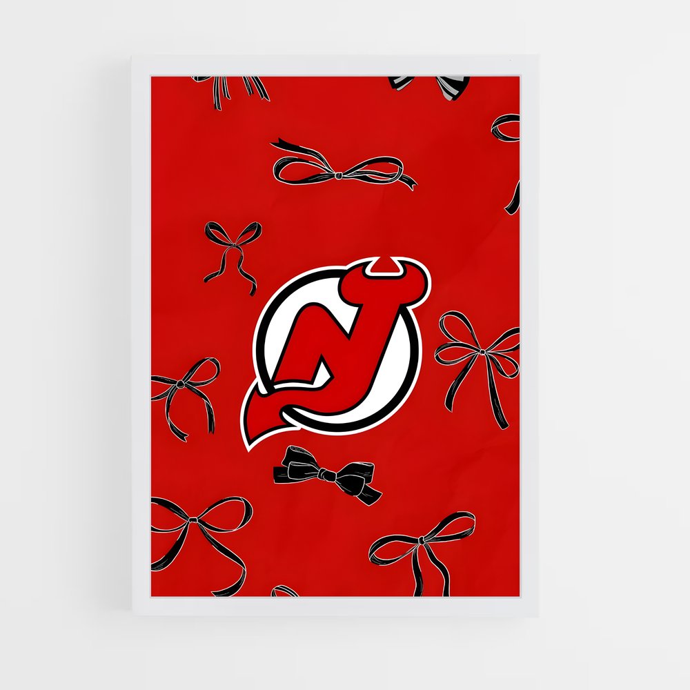 ap-new jersey devils-4 cadre Blanc