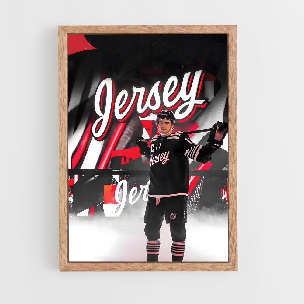 ap-new jersey devils-5 cadre Bois clair