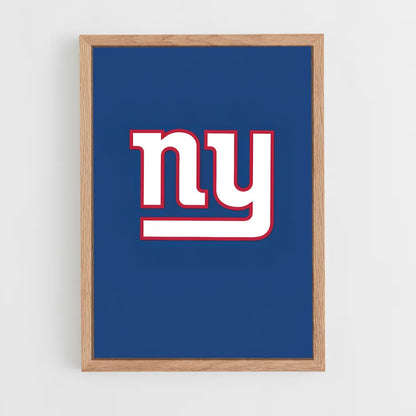 ap-new york giants-2 cadre Bois clair