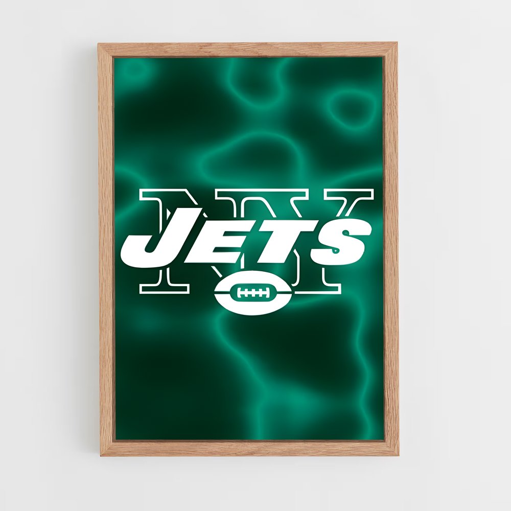 ap-new york jets-3 cadre Bois clair