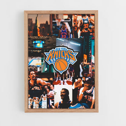 ap-new york knicks-4 cadre Bois clair