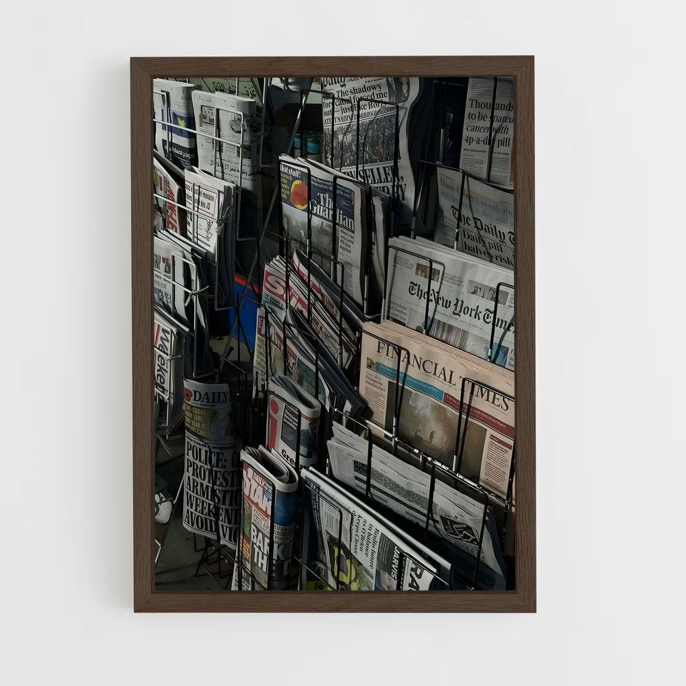 ap-news agencies-2 cadre Bois foncé