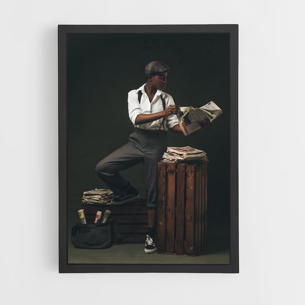 ap-newspaper boy-2 cadre Noir