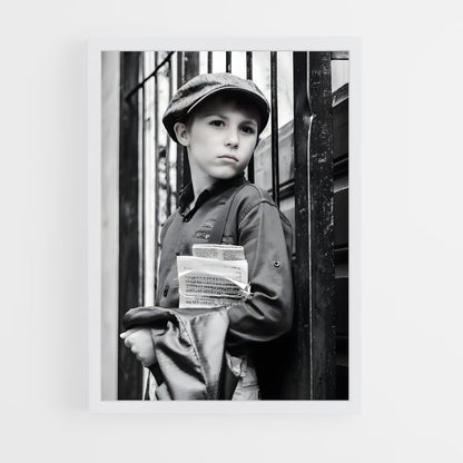 ap-newspaper boy-4 cadre Blanc