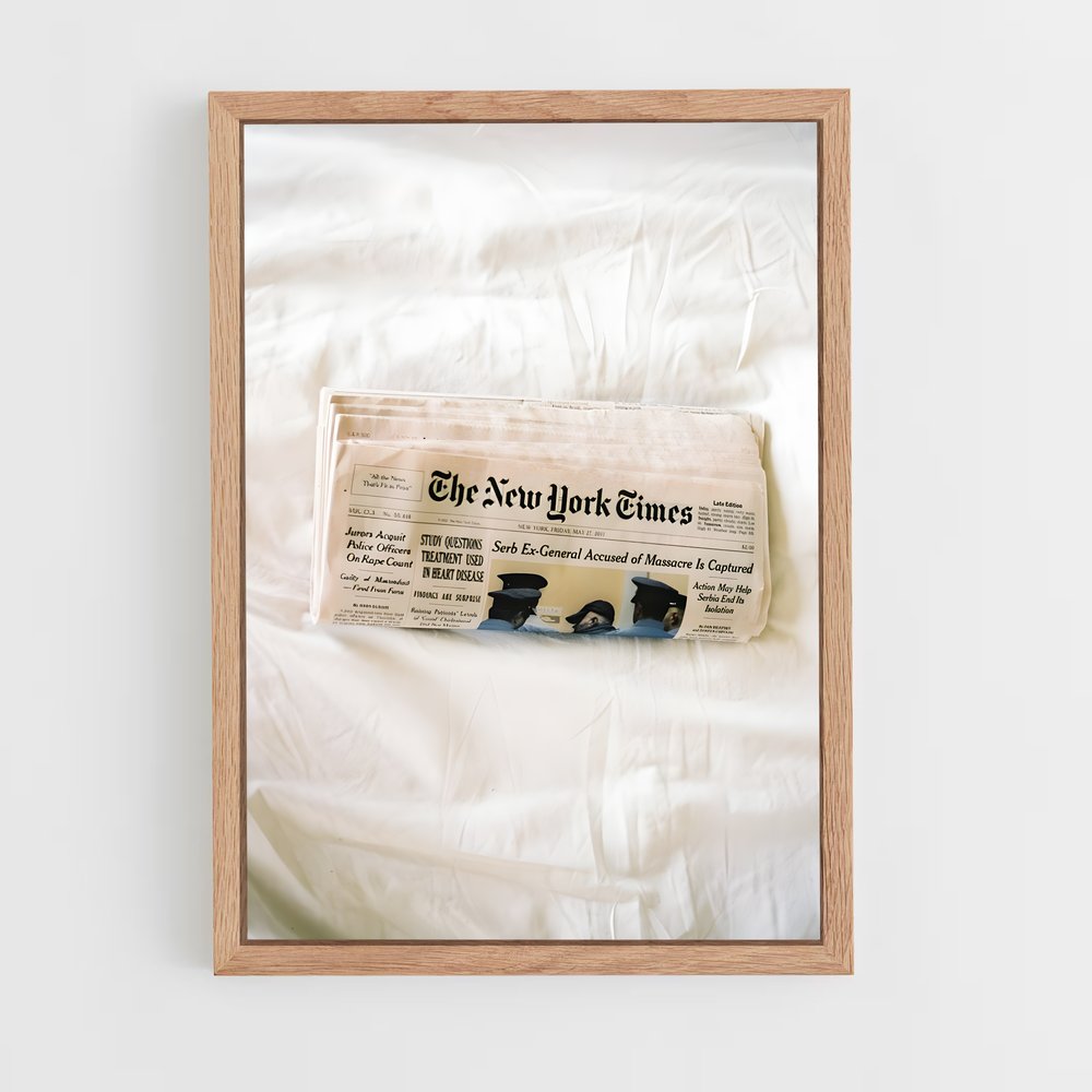 ap-newspapers-8 cadre Bois clair