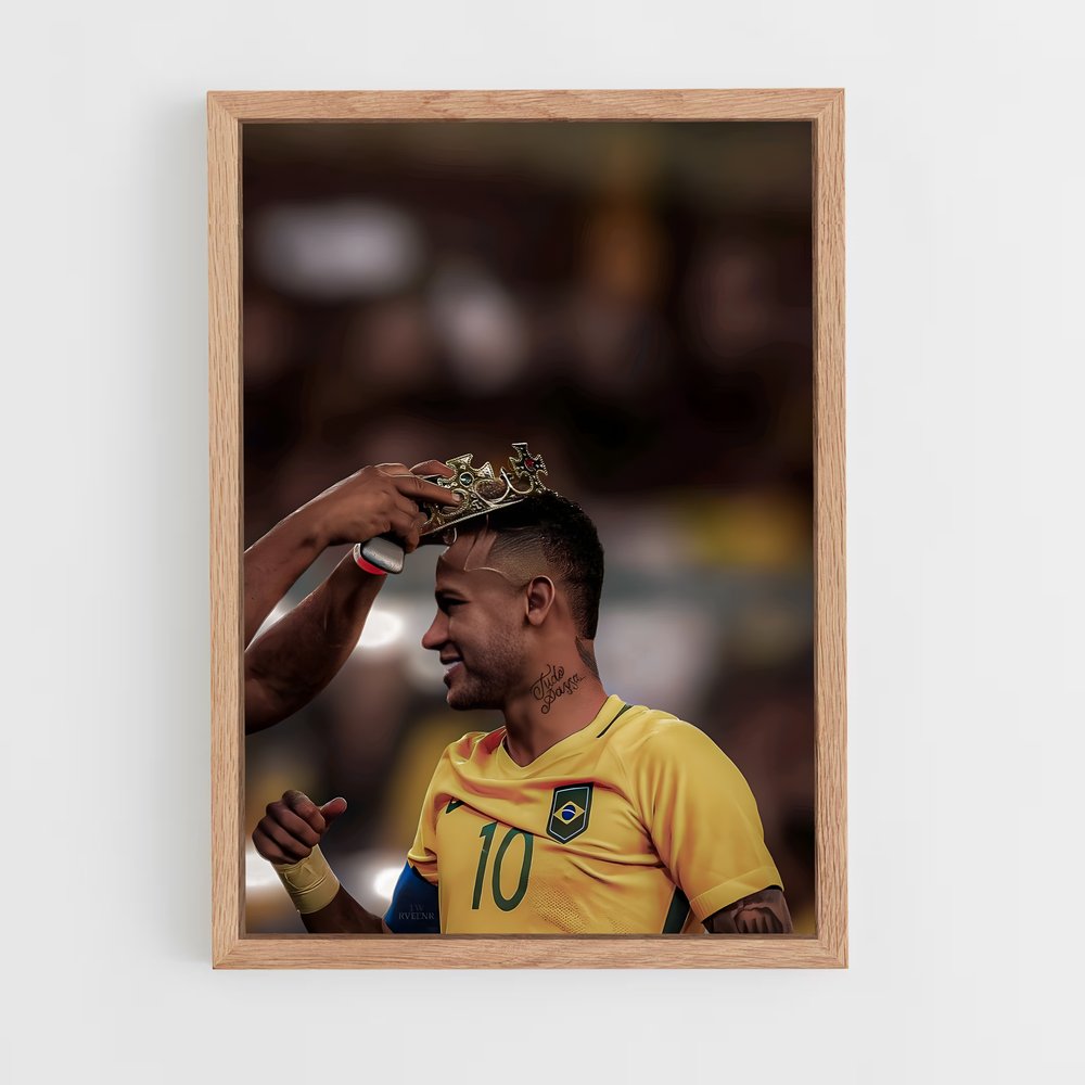 ap-neymar-7 cadre Bois clair