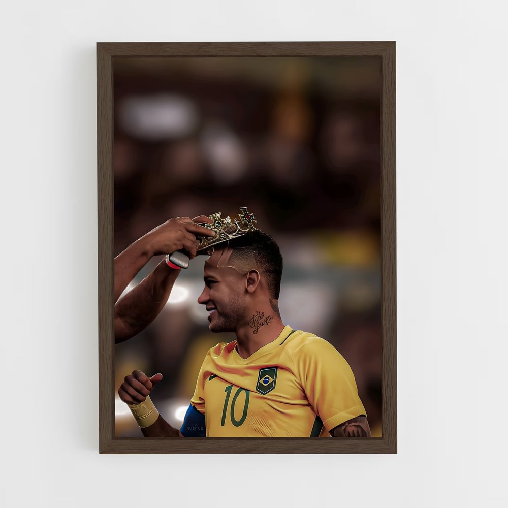 ap-neymar-7 cadre Bois foncé