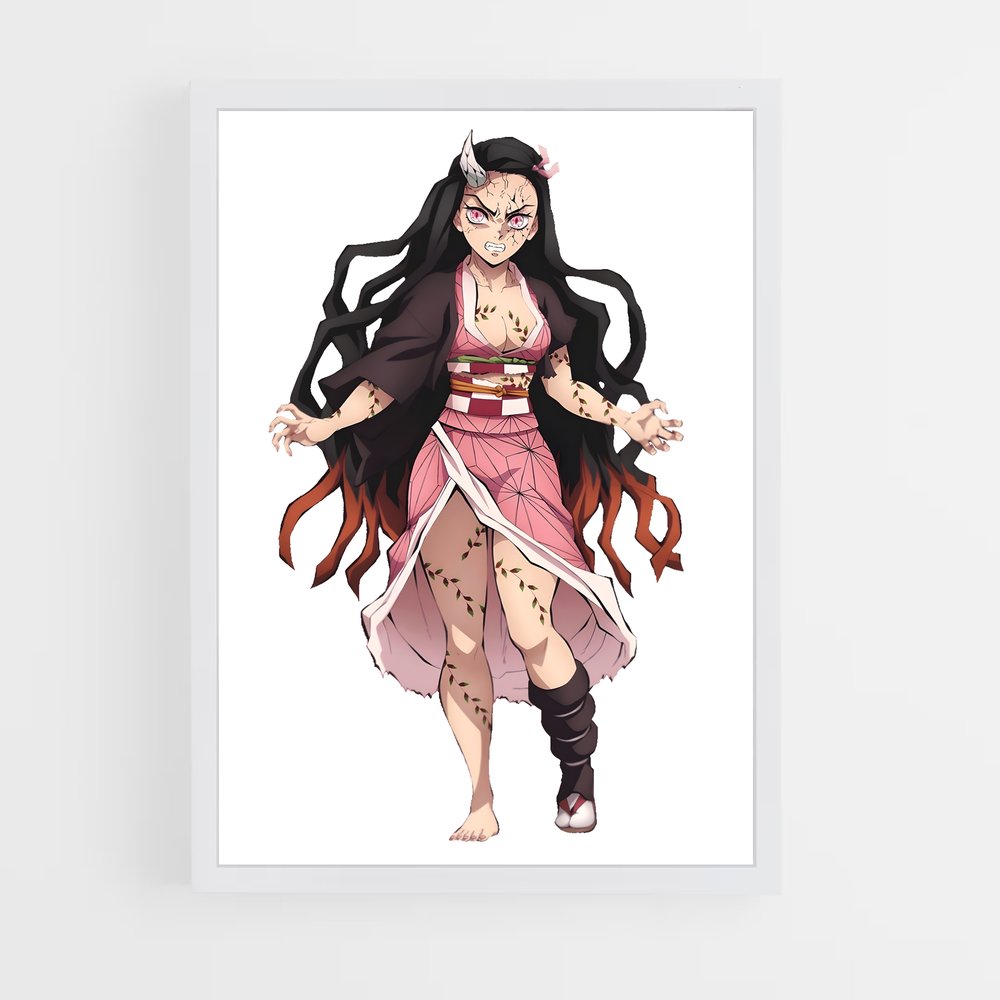 ap-nezuko kamado-8 cadre Blanc