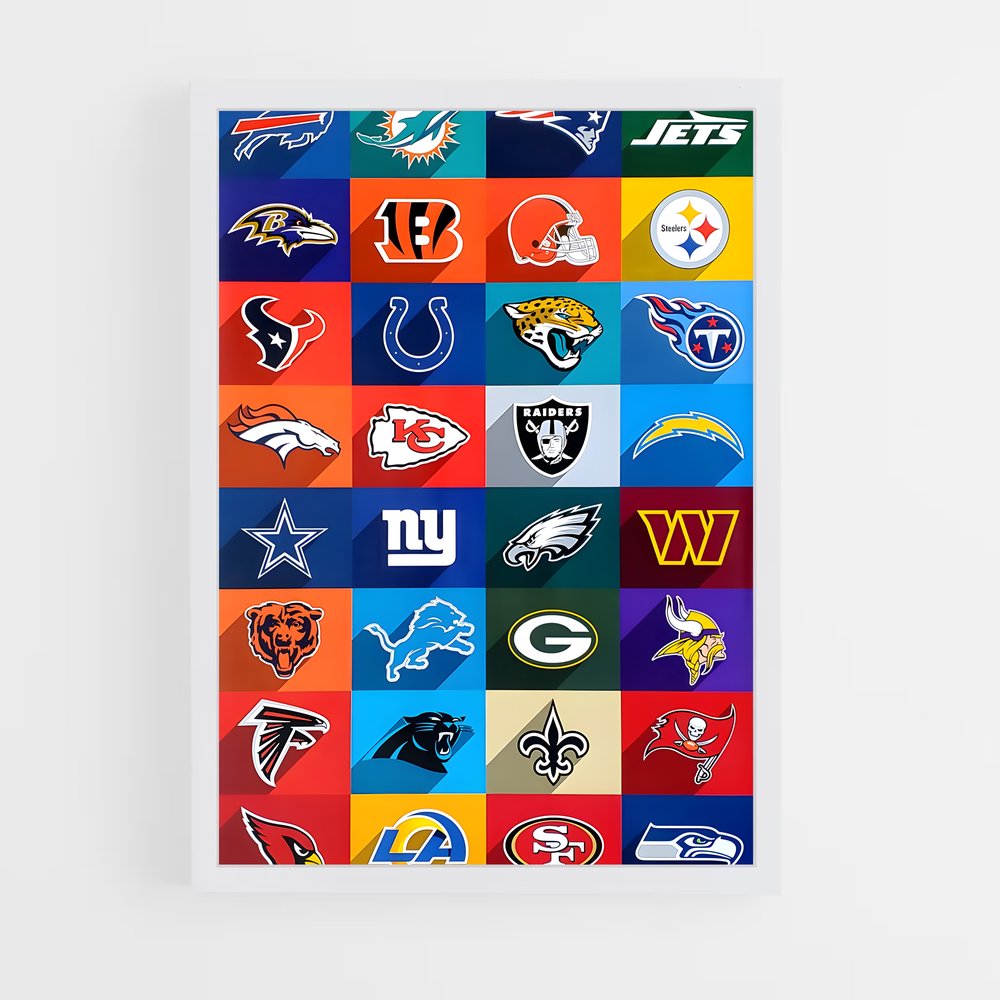 ap-nfl-2 cadre Blanc