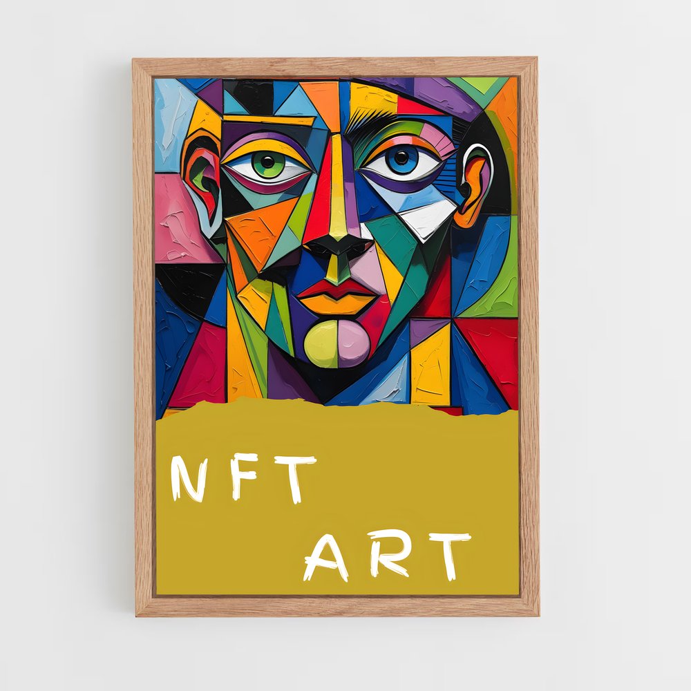 ap-nft art-3 cadre Bois clair