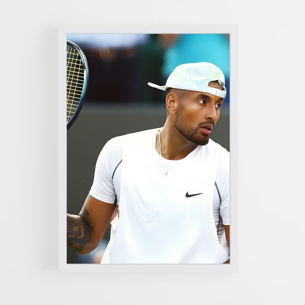 ap-nick kyrgios-2 cadre Blanc