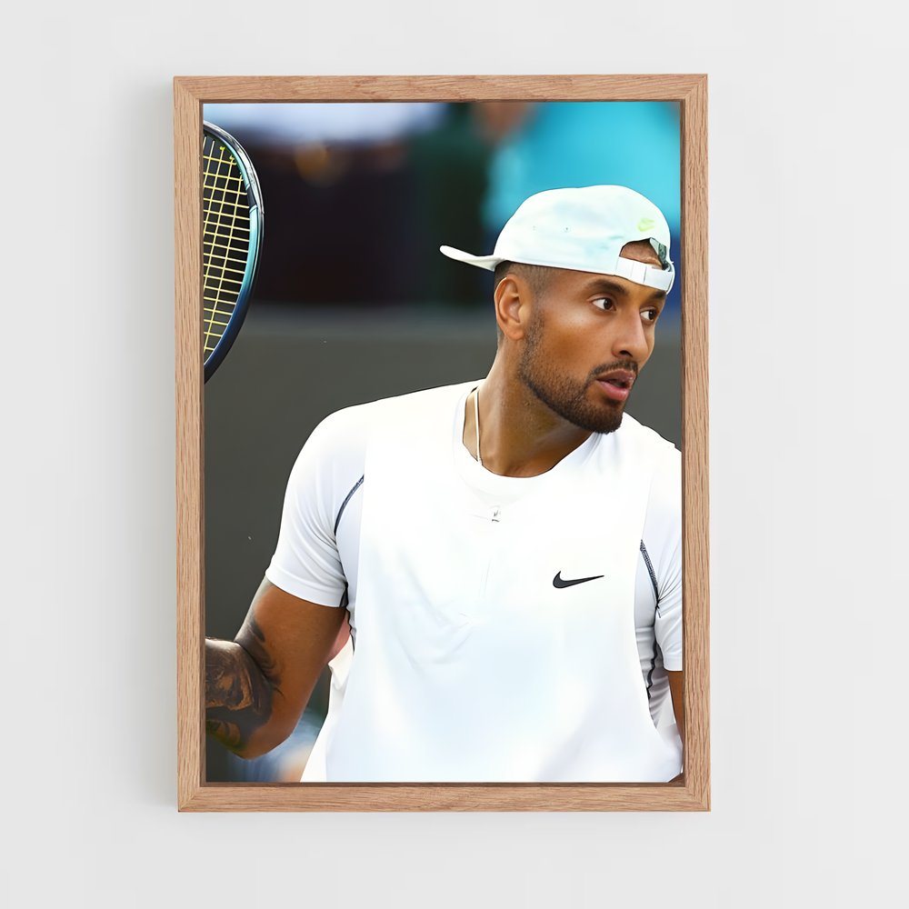 ap-nick kyrgios-2 cadre Bois clair
