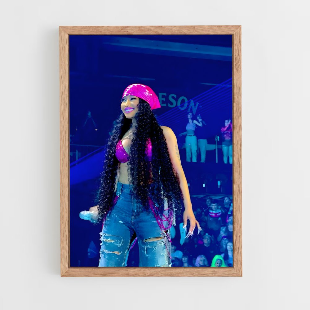 ap-nicki minaj-1 cadre Bois clair