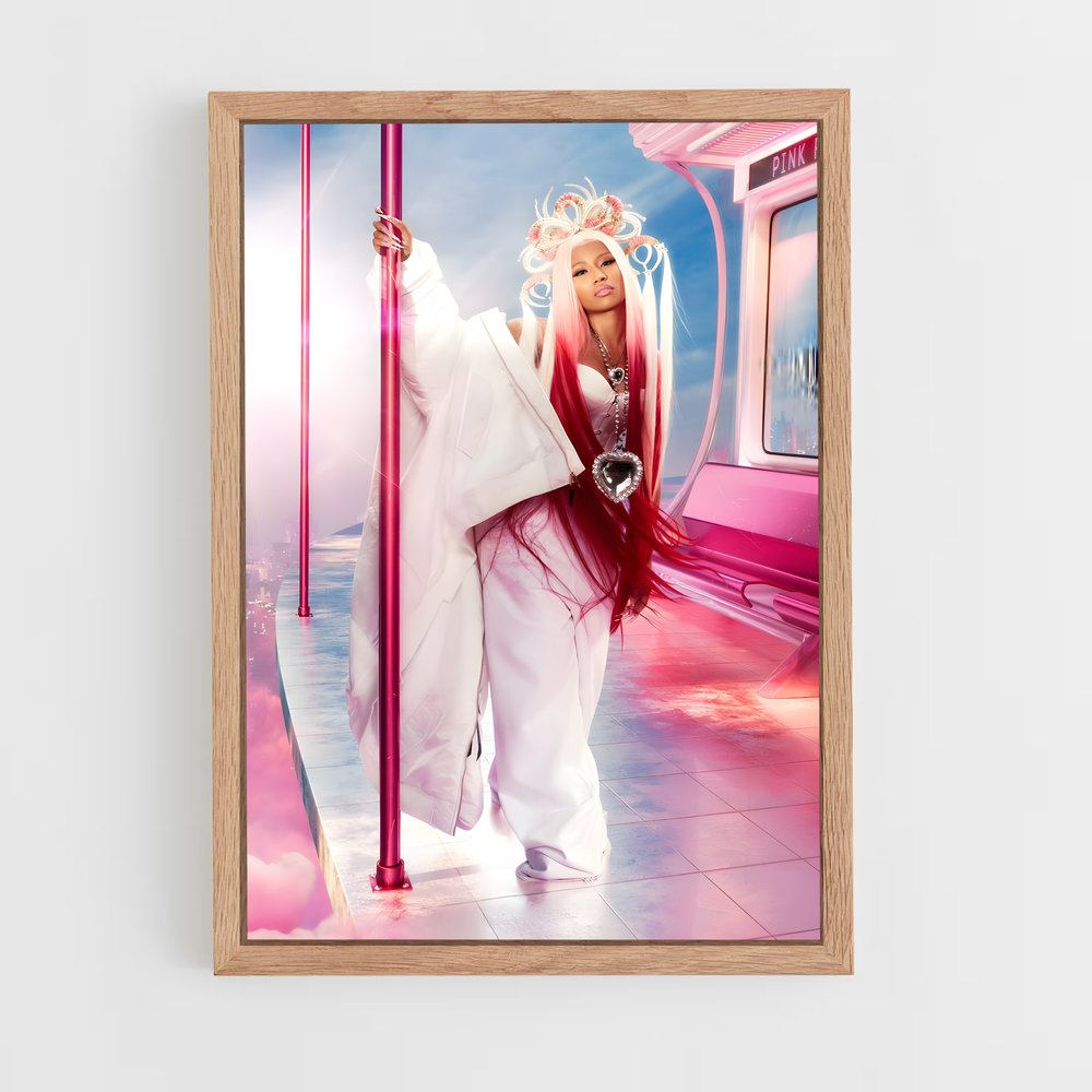 ap-nicki minaj-6 cadre Bois clair