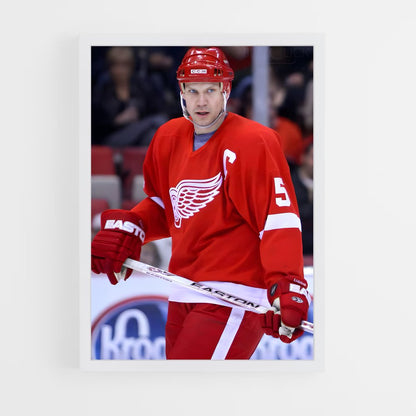 ap-nicklas lidstrom-1 cadre Blanc