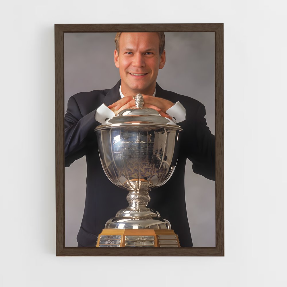 ap-nicklas lidstrom-2 cadre Bois foncé