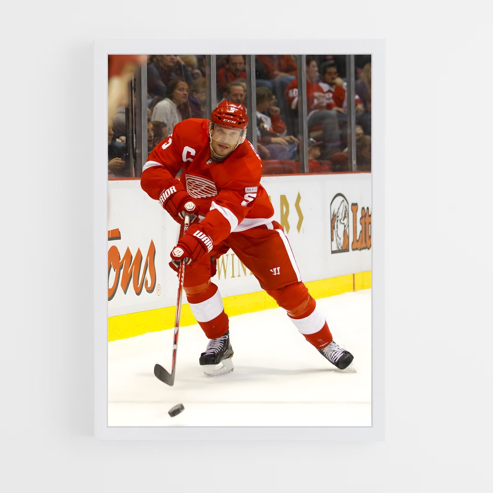 ap-nicklas lidstrom-5 cadre Blanc