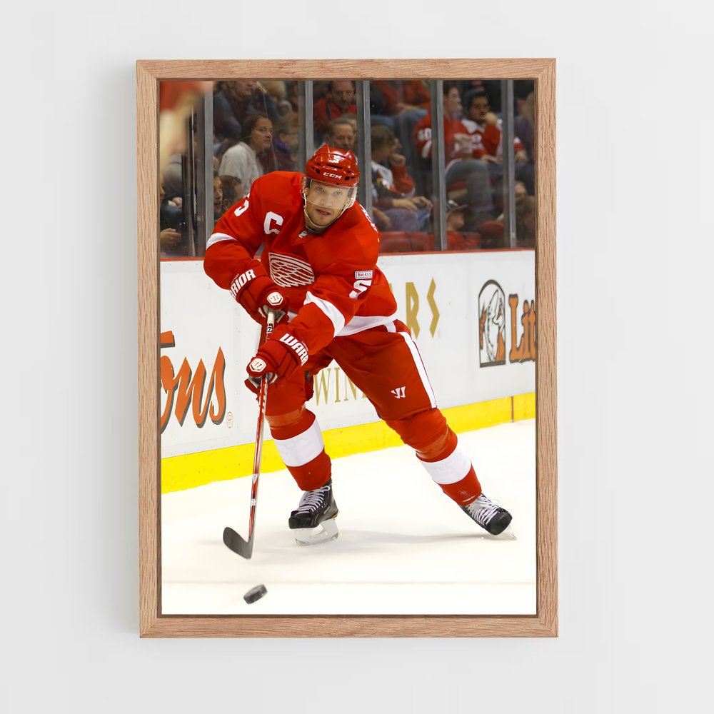 ap-nicklas lidstrom-5 cadre Bois clair