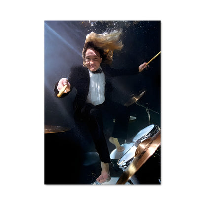 Poster Drums Underwater