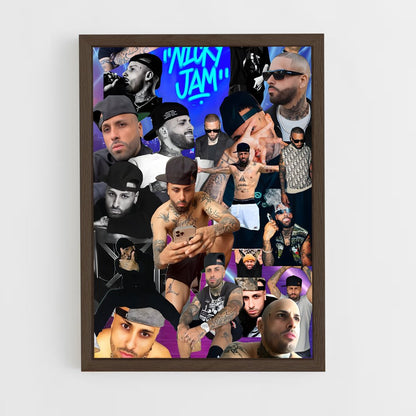 ap-nicky jam-4 cadre Bois foncé