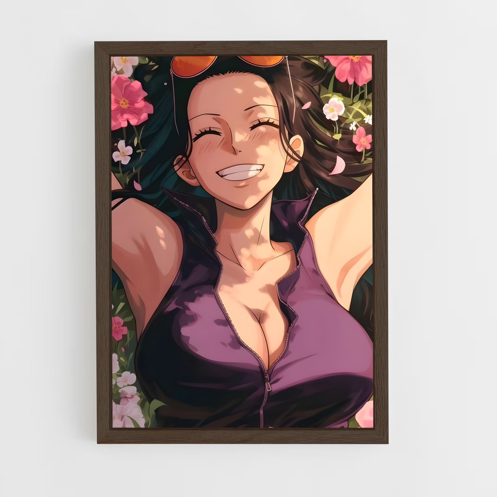 ap-nico robin-3 cadre Bois foncé