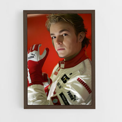 ap-nico rosberg-3 cadre Bois foncé