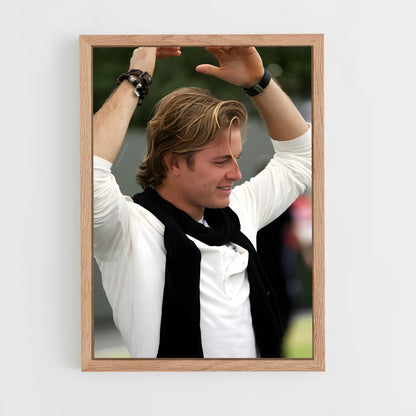 ap-nico rosberg-4 cadre Bois clair
