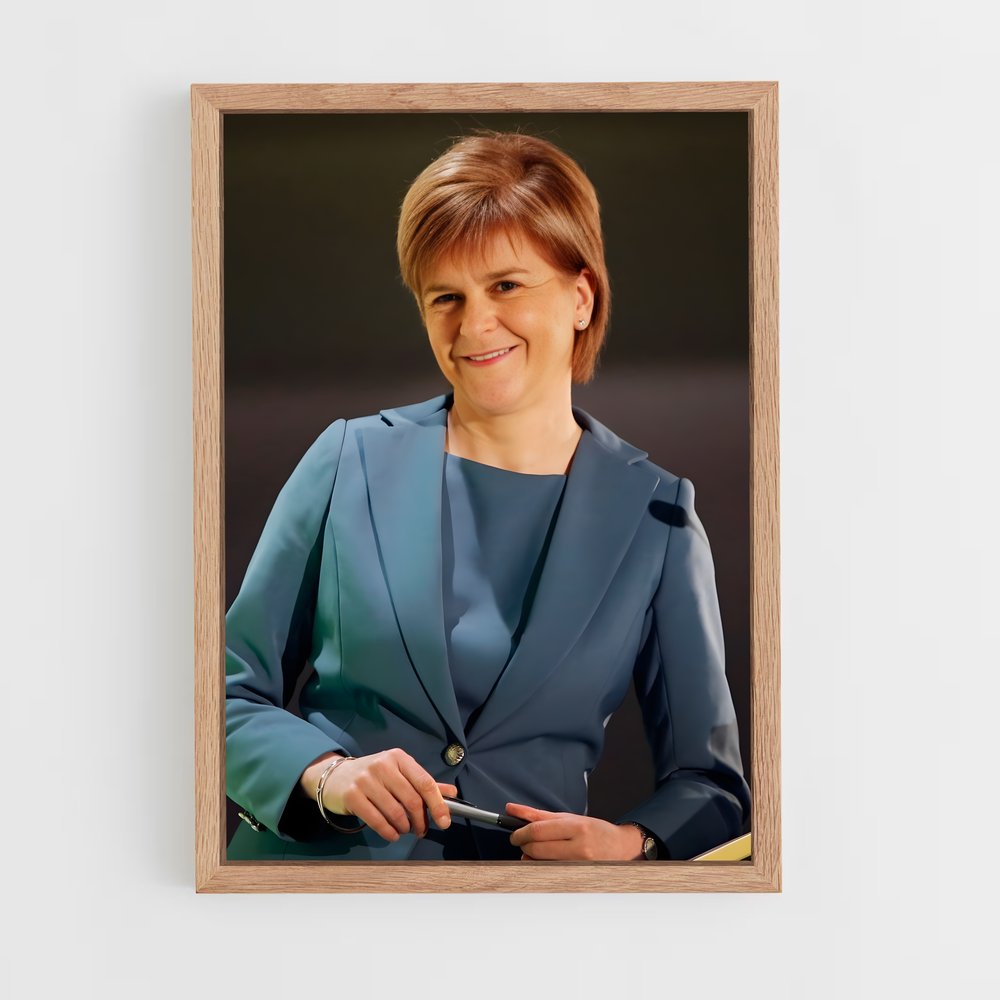 ap-nicola sturgeon-7 cadre Bois clair
