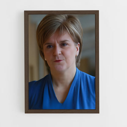 ap-nicola sturgeon-8 cadre Bois foncé