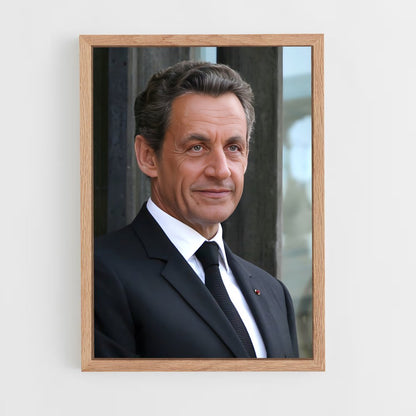 ap-nicolas sarkozy-1 cadre Bois clair