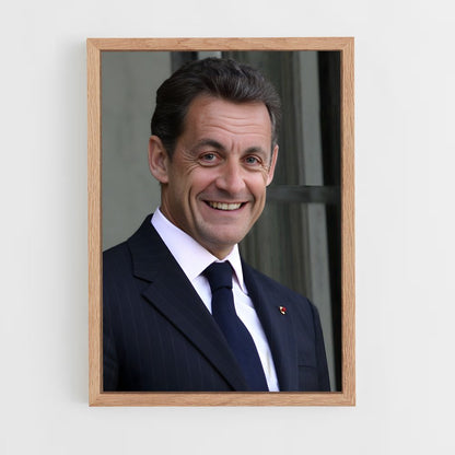 ap-nicolas sarkozy-2 cadre Bois clair