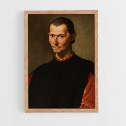 ap-nicolo machiavelli-1 cadre Bois clair