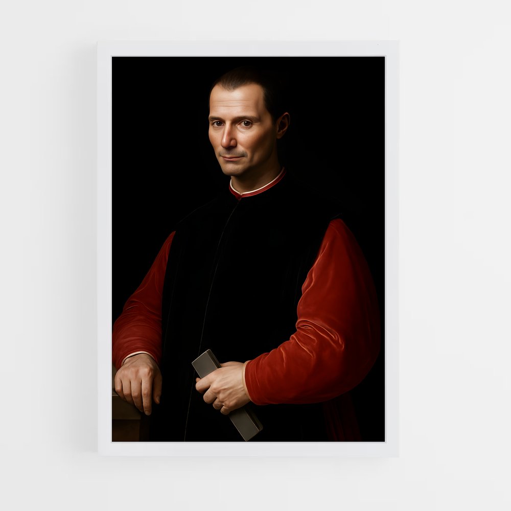 ap-nicolo machiavelli-10 cadre Blanc