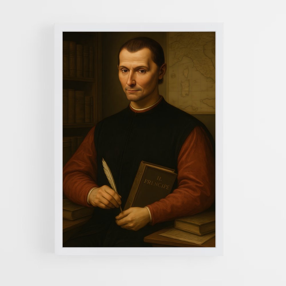 ap-nicolo machiavelli-2 cadre Blanc