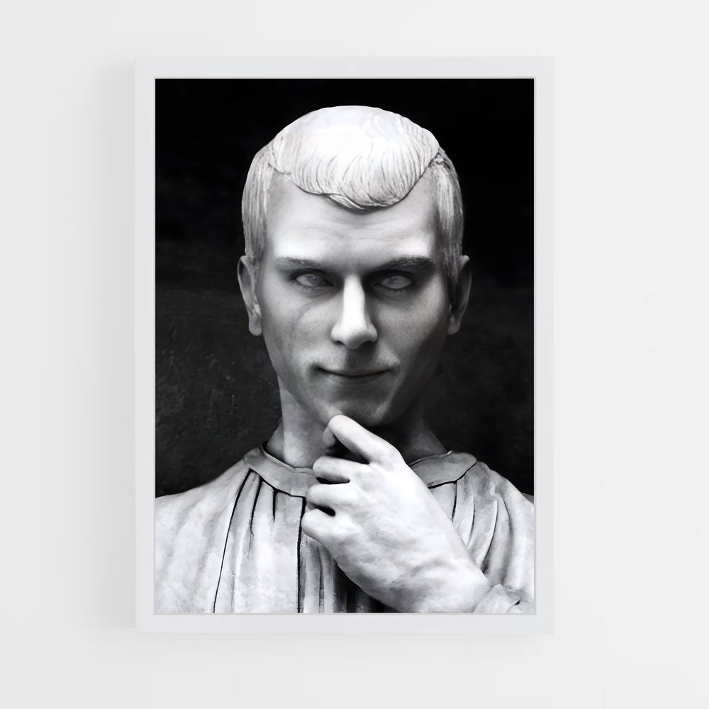 ap-nicolo machiavelli-3 cadre Blanc
