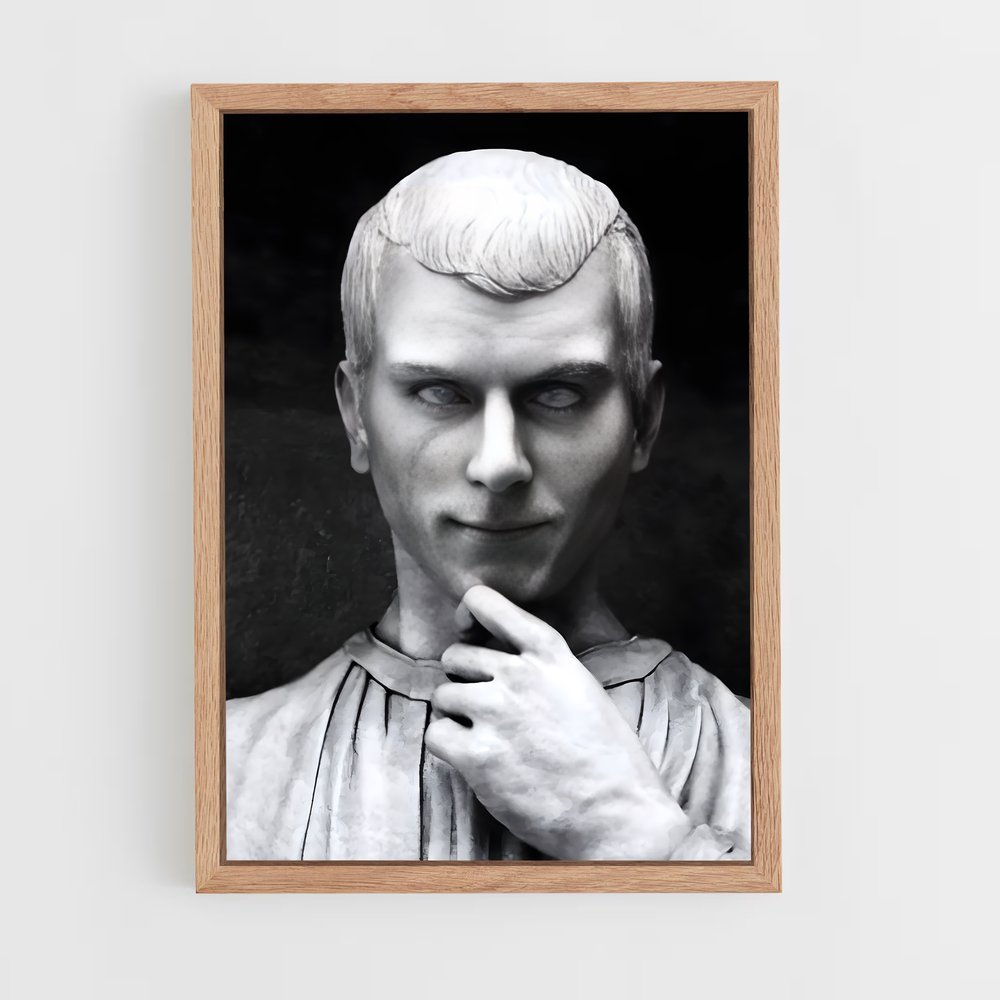ap-nicolo machiavelli-3 cadre Bois clair