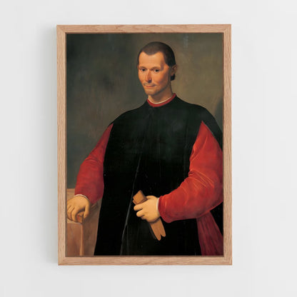 ap-nicolo machiavelli-4 cadre Bois clair