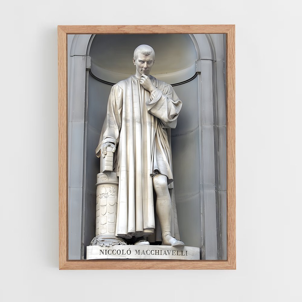 ap-nicolo machiavelli-5 cadre Bois clair
