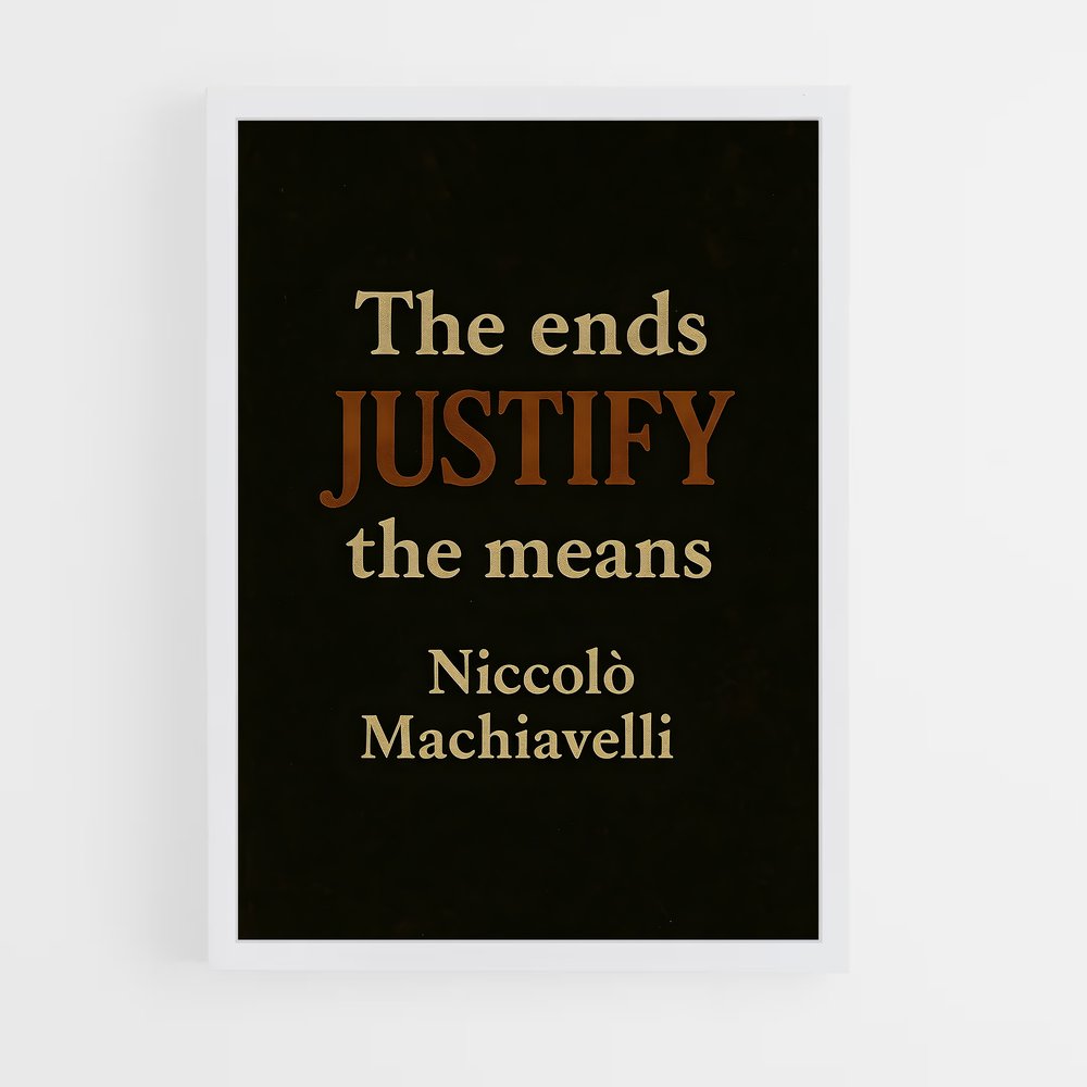 ap-nicolo machiavelli-6 cadre Blanc
