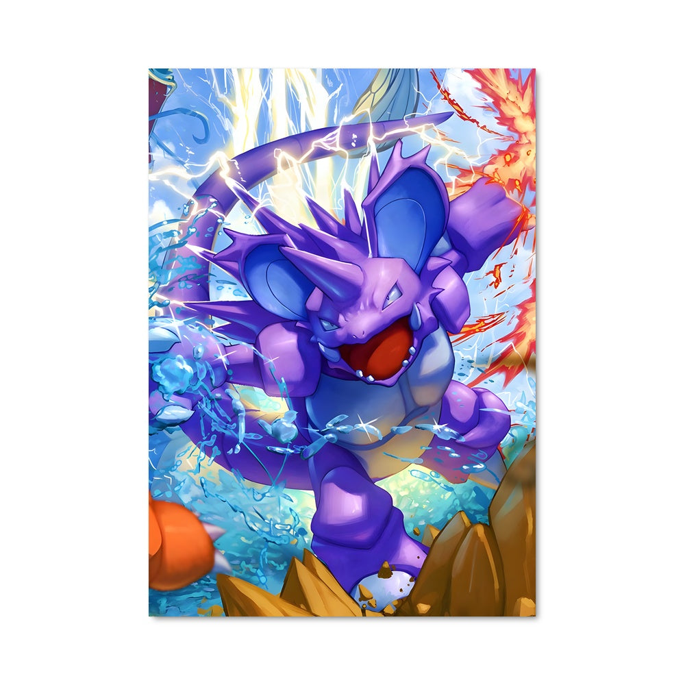 Poster Nidoking: Le Roi des Terres