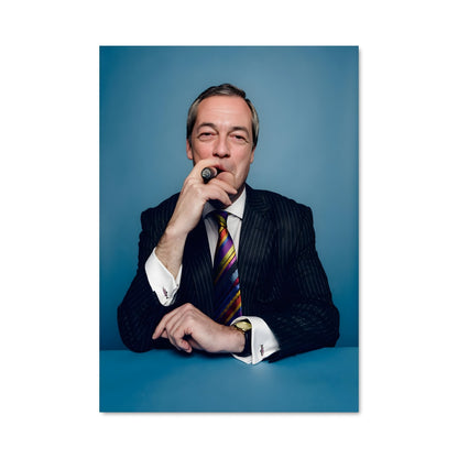 Poster Gentleman en Fumée