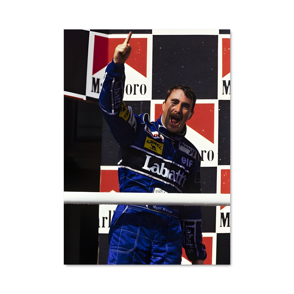 Poster La Victoire de Mansell