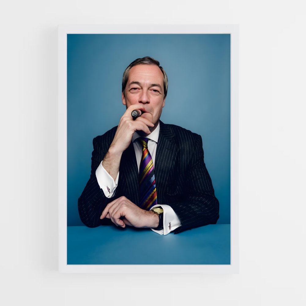 ap-nigel farage-1 cadre Blanc