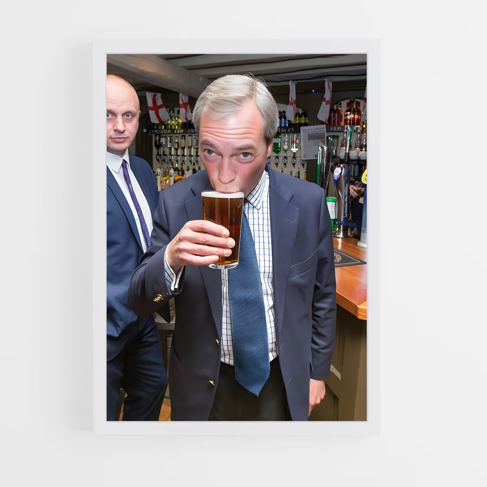 ap-nigel farage-2 cadre Blanc