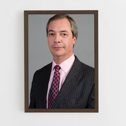 ap-nigel farage-3 cadre Bois foncé