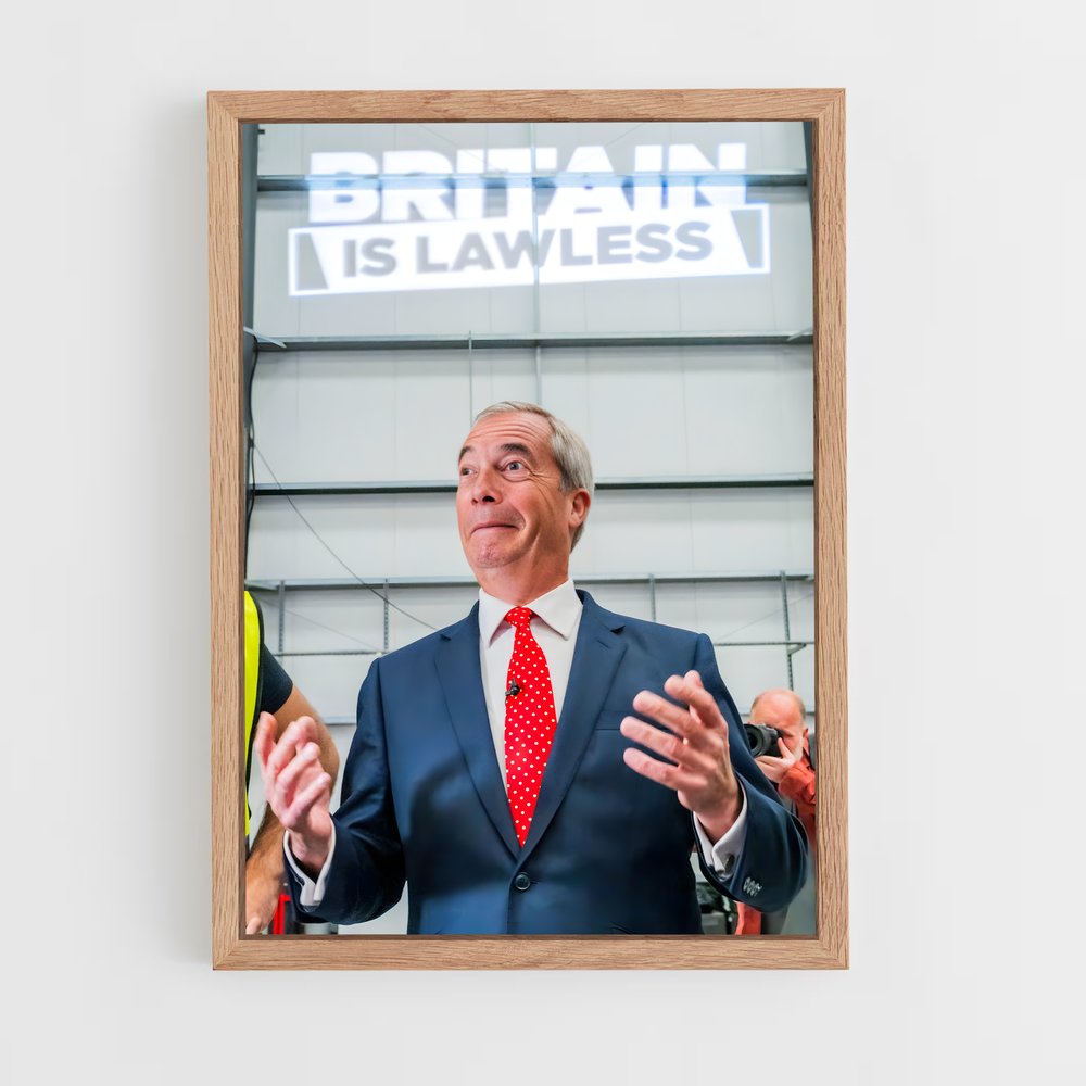 ap-nigel farage-4 cadre Bois clair