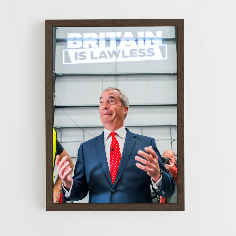 ap-nigel farage-4 cadre Bois foncé