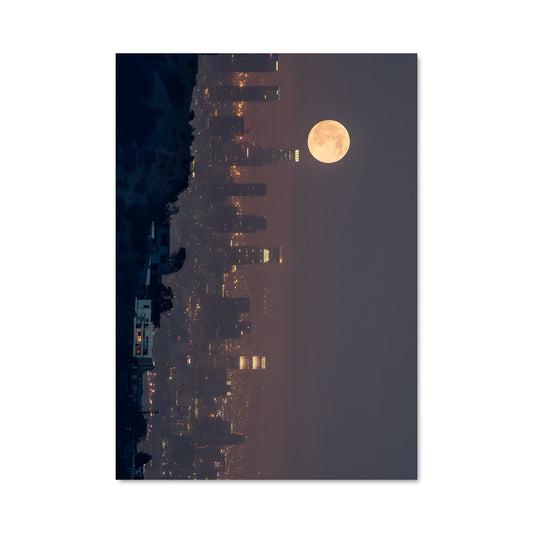 Poster Lune de la Ville