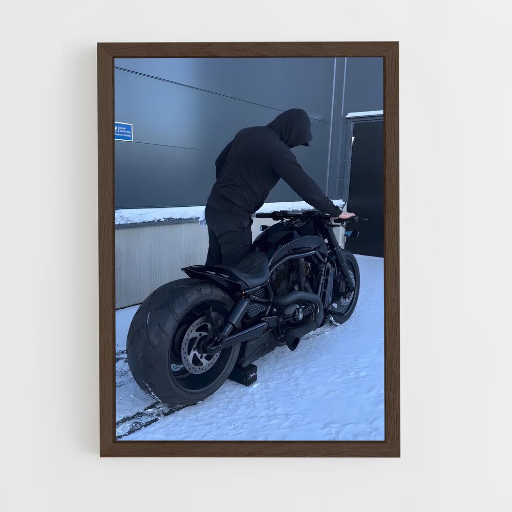 ap-night rod-2 cadre Bois foncé