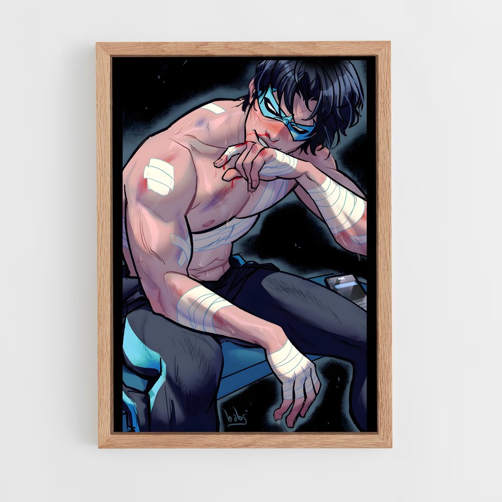 ap-nightwing-7 cadre Bois clair
